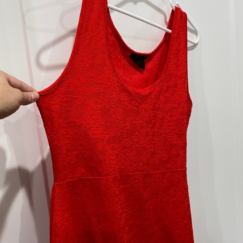 Red Summer Dress - Picture 3 of 11